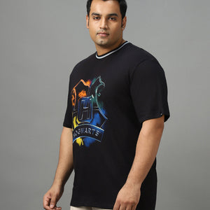 BlackTree Graphic Printed Oversized Plus Size T-shirt