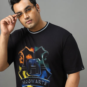 BlackTree Graphic Printed Oversized Plus Size T-shirt