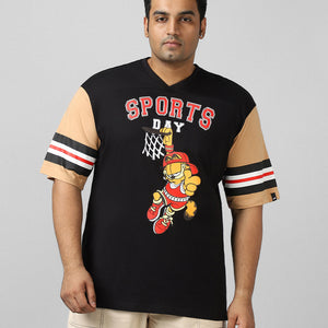 BlackTree Graphic Printed Oversized T-shirt