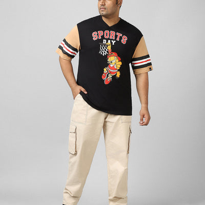 BlackTree Graphic Printed Oversized T-shirt