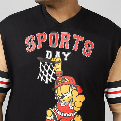 BlackTree Graphic Printed Oversized T-shirt