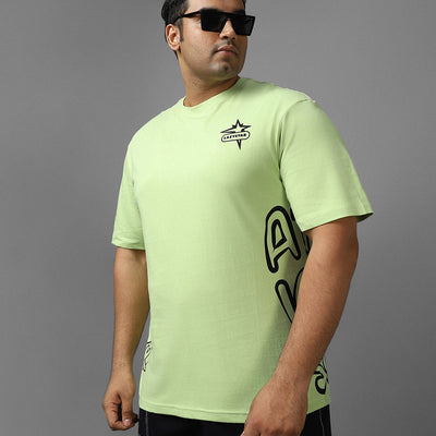 BlackTree Graphic Printed Oversized Plus Size T-shirt