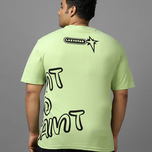 BlackTree Graphic Printed Oversized Plus Size T-shirt