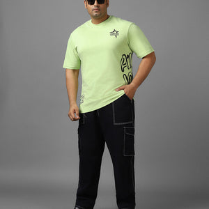 BlackTree Graphic Printed Oversized Plus Size T-shirt