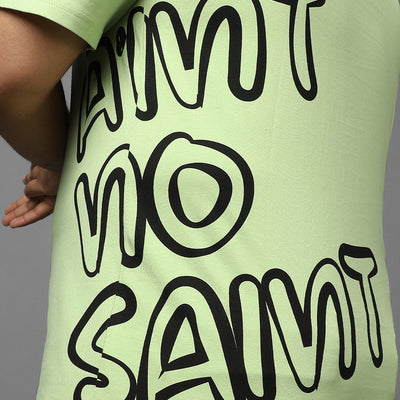 BlackTree Graphic Printed Oversized Plus Size T-shirt