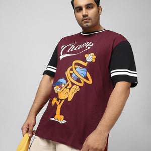 BlackTree Graphic Printed Oversized Plus Size T-shirt