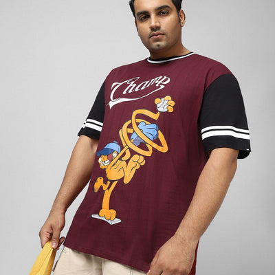 BlackTree Graphic Printed Oversized Plus Size T-shirt