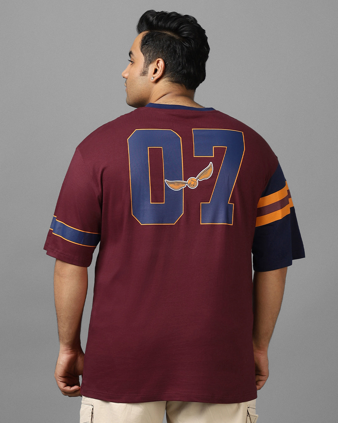 BlackTree Graphic Printed Oversized Plus Size T-shirt