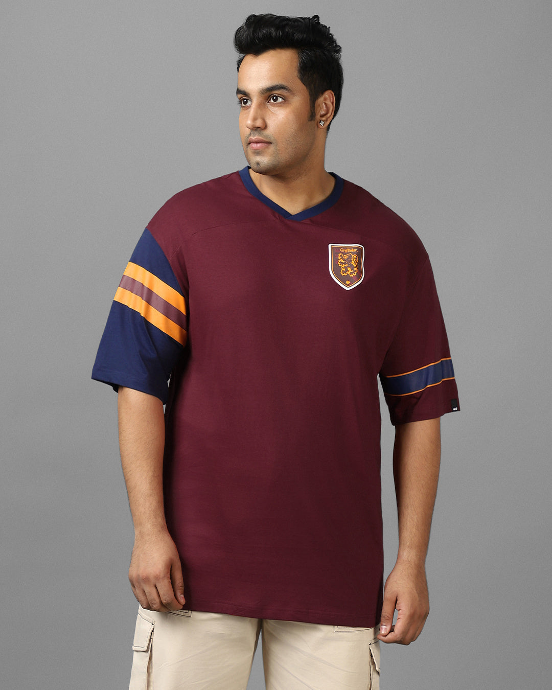 BlackTree Graphic Printed Oversized Plus Size T-shirt