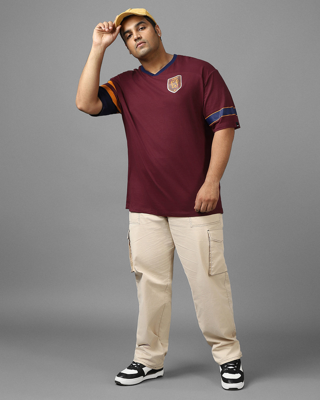 BlackTree Graphic Printed Oversized Plus Size T-shirt