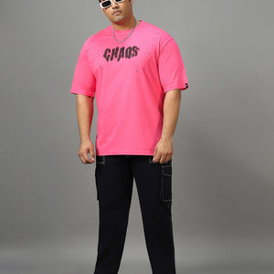 BlackTree Typography Oversized Plus Size T-shirt