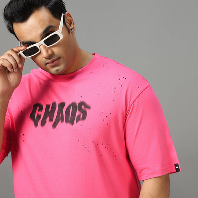 BlackTree Typography Oversized Plus Size T-shirt