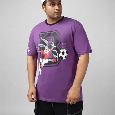 BlackTree Graphic Printed Oversized Plus Size T-shirt