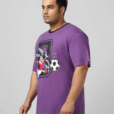 BlackTree Graphic Printed Oversized Plus Size T-shirt