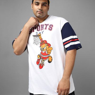 BlackTree Graphic Printed Oversized Plus Size T-shirt