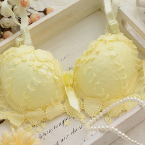 Floral comfort fit convertible double straps bra for sexy women.