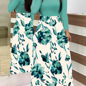BlackTree Maxi Dress Elegant Print Party Dress Polka Dot Dress  for Women ..