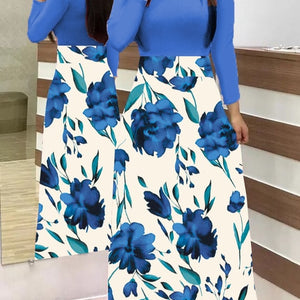 BlackTree Maxi Dress Elegant Print Party Dress Polka Dot Dress  for Women ..