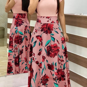 BlackTree Maxi Dress Elegant Print Party Dress Polka Dot Dress  for Women ..