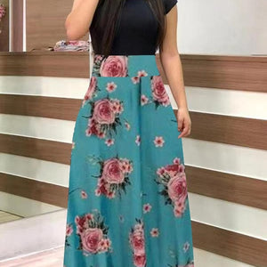 BlackTree Maxi Dress Elegant Print Party Dress Polka Dot Dress  for Women ..