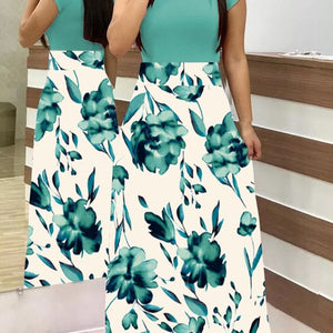 BlackTree Maxi Dress Elegant Print Party Dress Polka Dot Dress  for Women ..