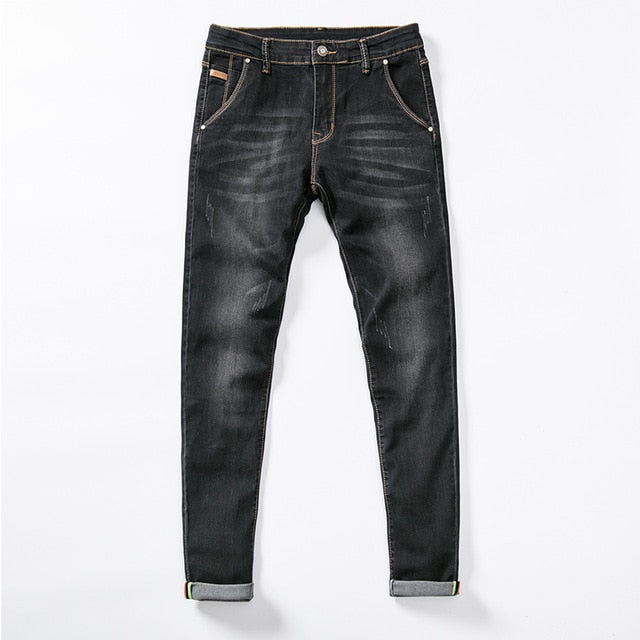 Men's Colored Jeans Stretch Skinny Jeans for Men Casual Slim Fit Denim ..