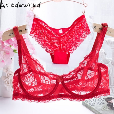 ARTDEWRED Brand Women Lace Push Up Bra Top Cups Clothing Lingerie