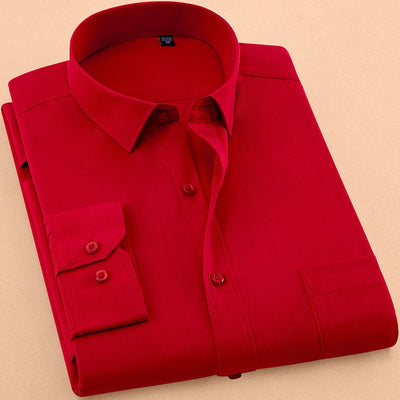 Men's Long Sleeve Casual Collar Shirts..