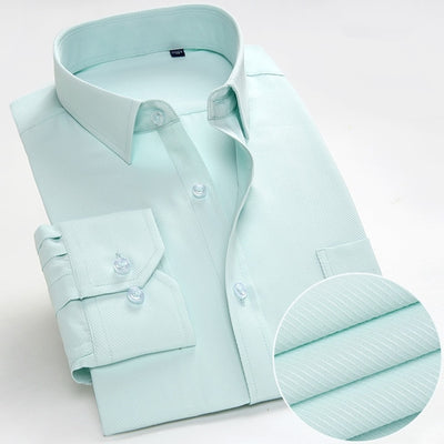 Men's Long Sleeve Casual Collar Shirts..