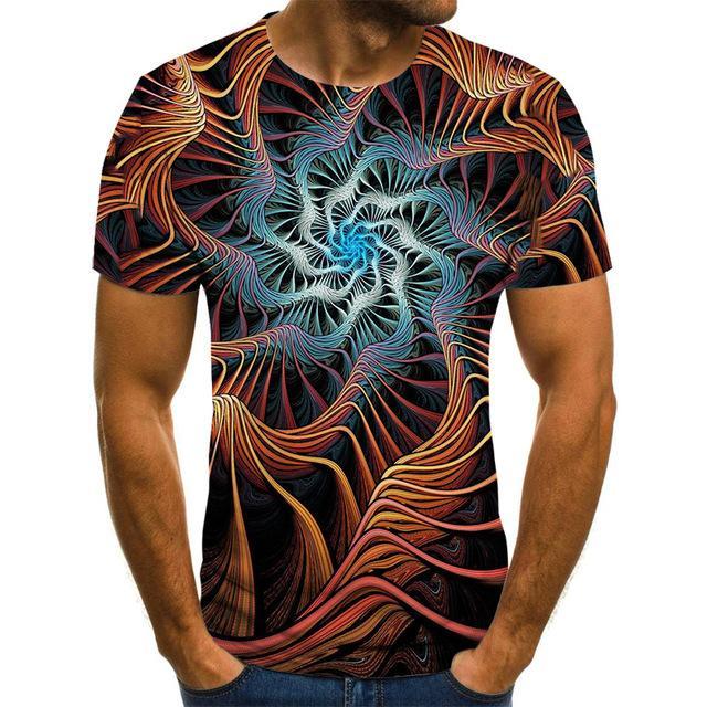 BlackTree three dimensional graphic T-shirt-BTD101.