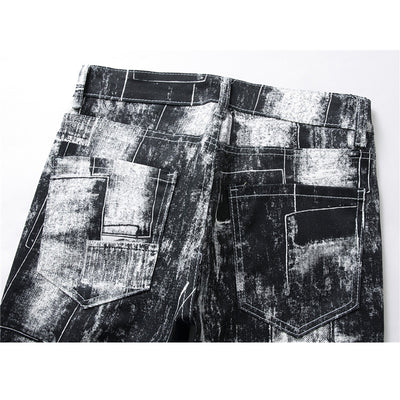 NEW BLACKTREE PRE-EDITION Spring Patchwork With Print Jeans !