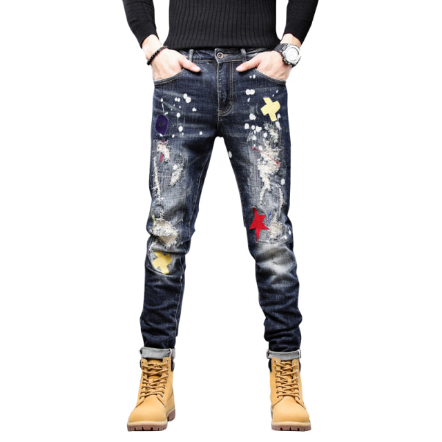 NEW BLACKTREE PRE-EDITION Distressed Ripped Sera jeans !