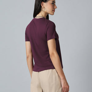 BlackTree Purple Printed Dresses