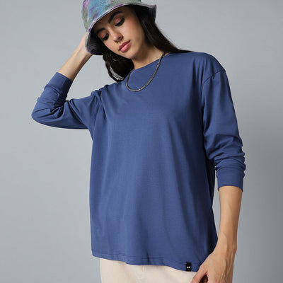 BlackTree Blue Oversized dresses