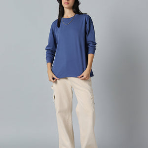 BlackTree Blue Oversized dresses