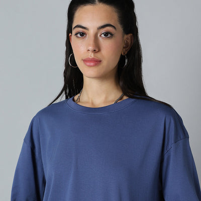 BlackTree Blue Oversized dresses