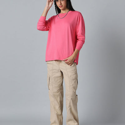 BlackTree Pink Oversized Dresses