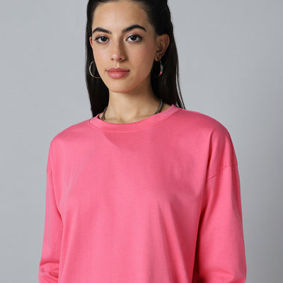 BlackTree Pink Oversized Dresses