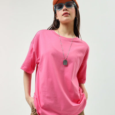 BlackTree Pink Oversized Dresses