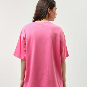 BlackTree Pink Oversized Dresses