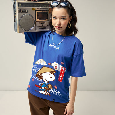 BlackTree Graphic Printed Oversized dresses