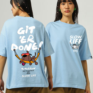 BlackTree Graphic Printed Oversized dresses