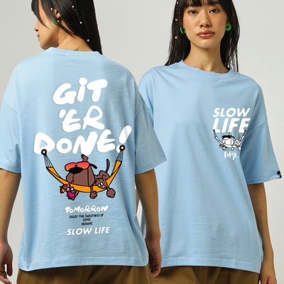 BlackTree Graphic Printed Oversized dresses