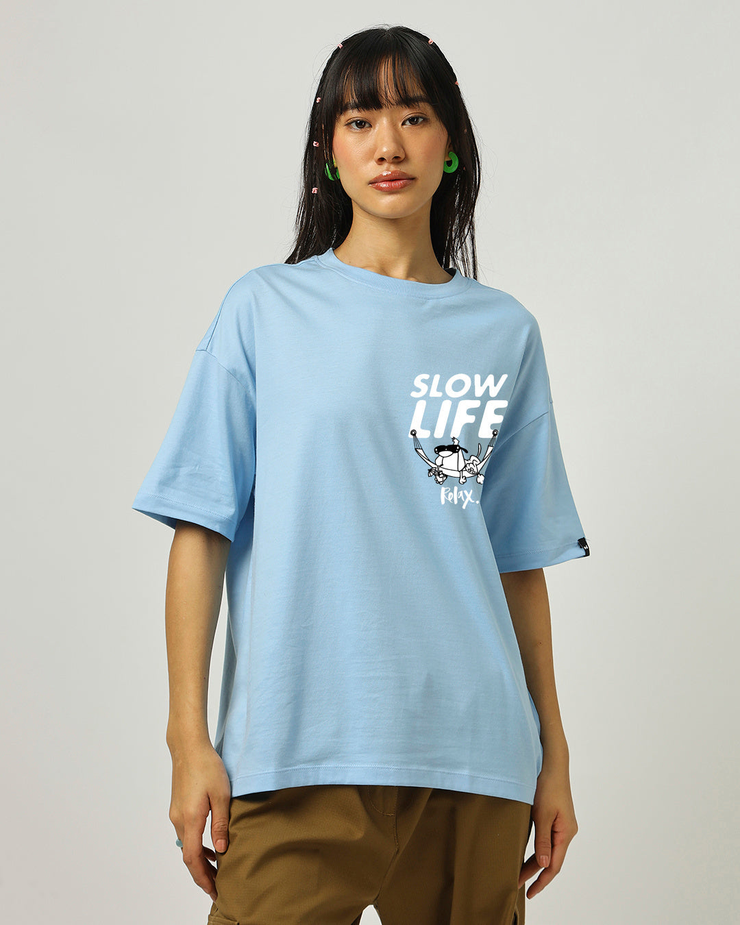 BlackTree Graphic Printed Oversized dresses