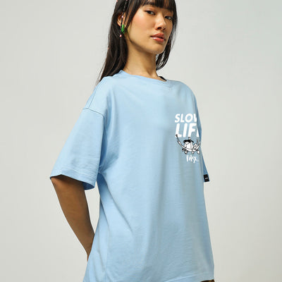 BlackTree Graphic Printed Oversized dresses