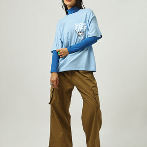 BlackTree Graphic Printed Oversized dresses