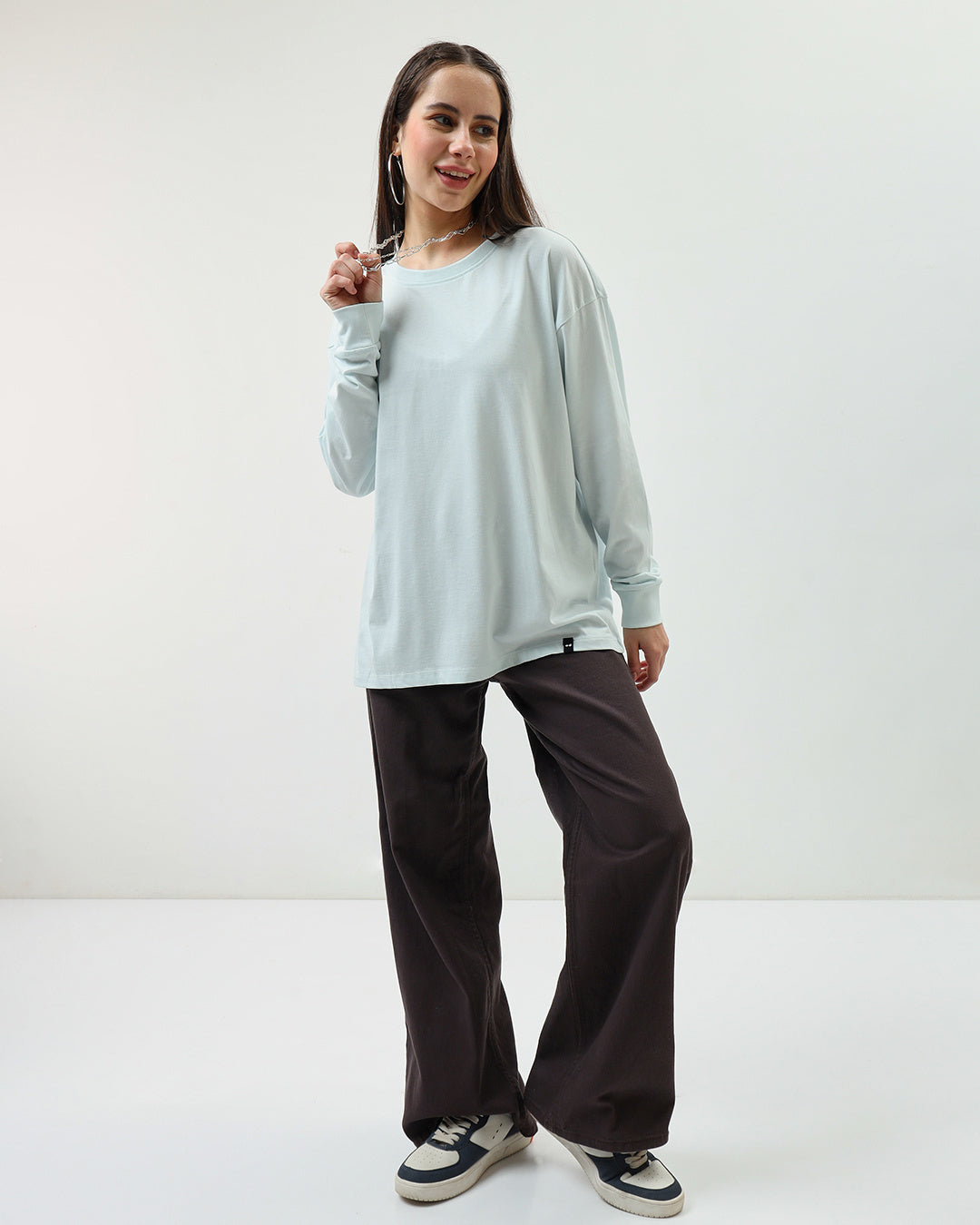 BlackTree Blue Oversized dresses