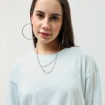 BlackTree Blue Oversized dresses