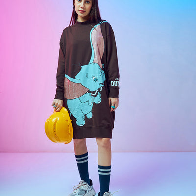 BlackTree Graphic Printed Oversized dresses