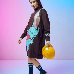 BlackTree Graphic Printed Oversized dresses